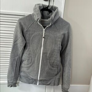 Women’s Gray Fleece Full Zip Lululemon Jacket